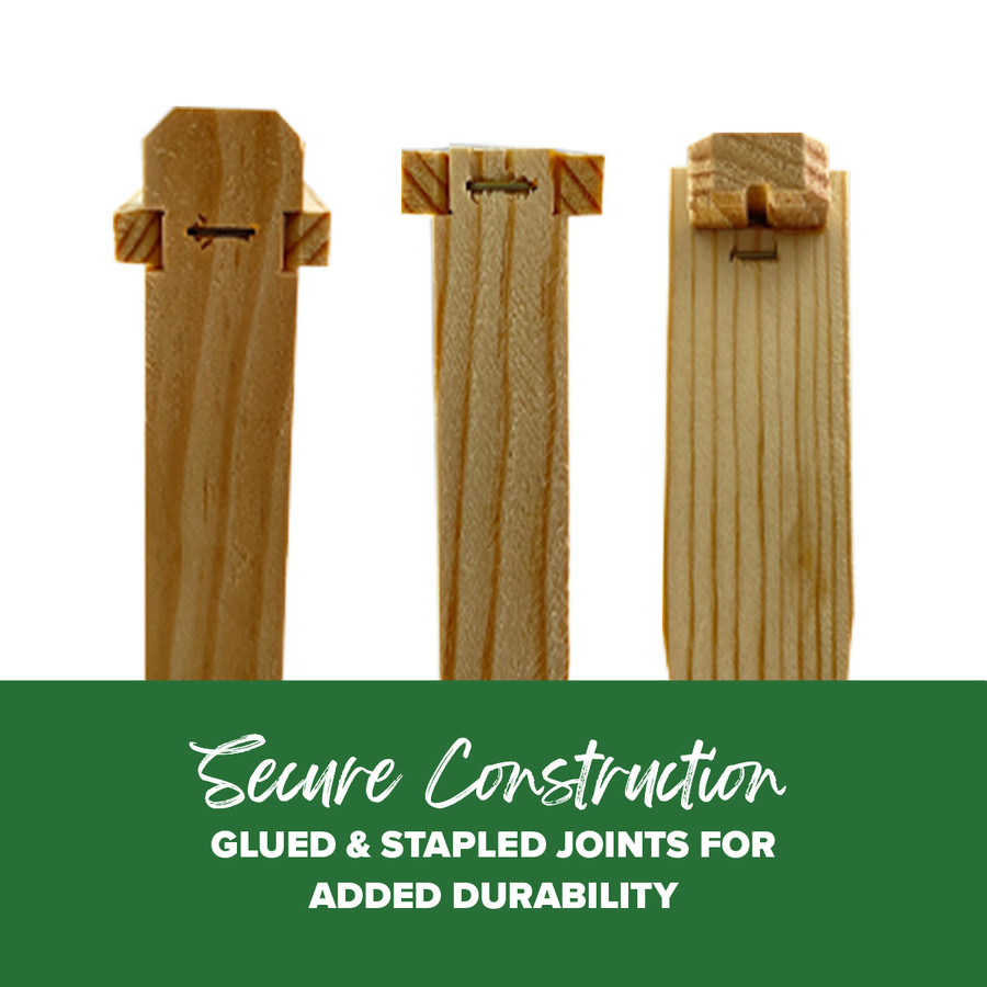 6 1/4" Natural Assembled Frames with Waxed Rite-Cell® Foundation, case of 20,WW928, Mann Lake Ltd.