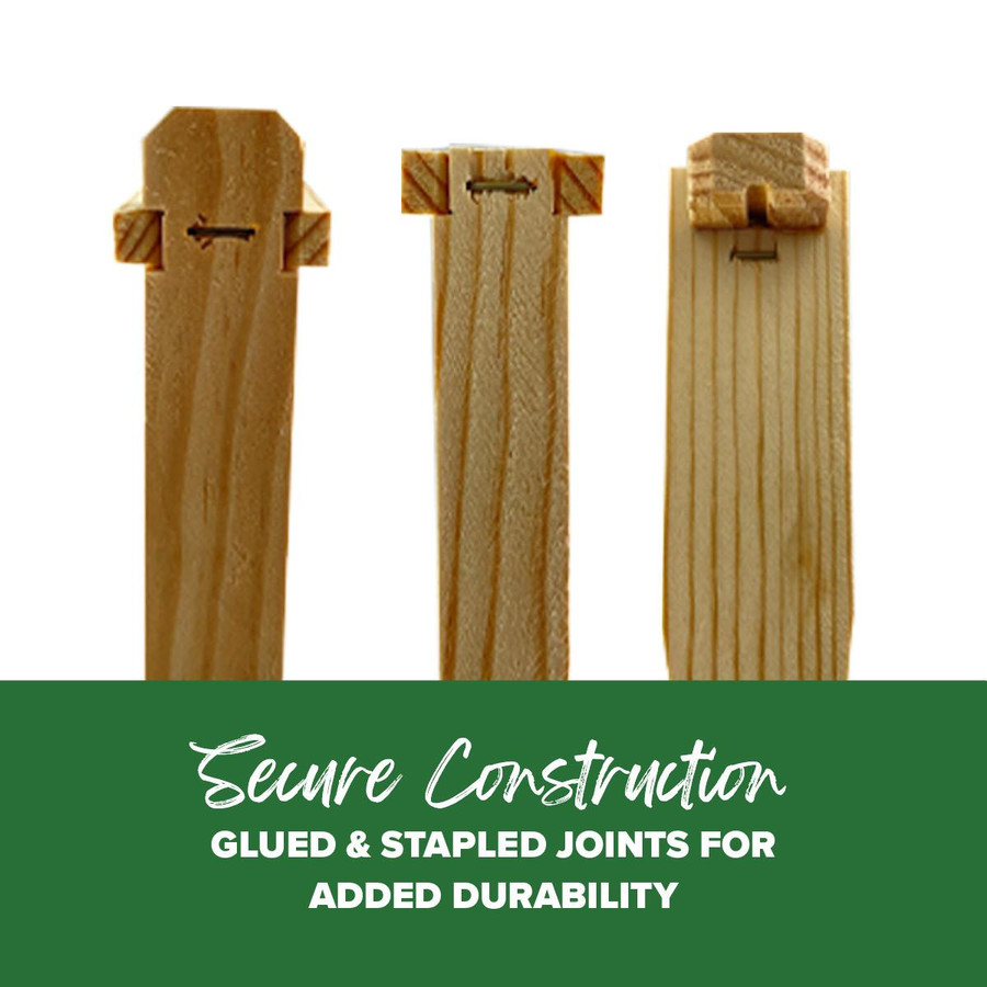 6 1/4" Natural Assembled Frames with Waxed Rite-Cell® Foundation, case of 20,WW928, Mann Lake Ltd.