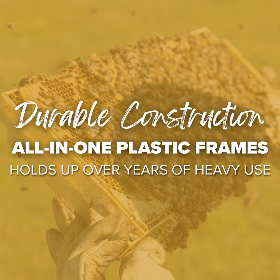 6 1/4" Waxed Standard Plastic Frame -  Case of 30,Z269, Mann Lake Ltd.