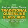 Traditional Queenline Glass Jars,Z108, Mann Lake Ltd.