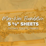 5 5/8" Natural Max Wax Rite-Cell Premium Foundation, 10 pack,FN721, Mann Lake Ltd.