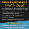 Live Package Bee Important Information, BE322, Mann Lake Ltd.