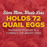 Plastic Quail Egg Tray, PP251, Mann Lake Ltd.