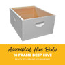 Assembled 9 5/8" Commercial Grade Deep Hive Box, Painted, AP100, Mann Lake Ltd.