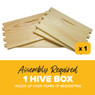 Unassembled 10 Frame 9 5/8" Select Grade Deep Hive Box, WW500, Mann Lake Ltd.