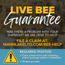 Live Bee Important Information, BE302, Mann Lake Ltd.