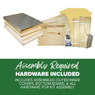 10 Frame 9 5/8" Unassembled Complete Hive Kit With Foundation,KD100, Mann Lake Ltd.