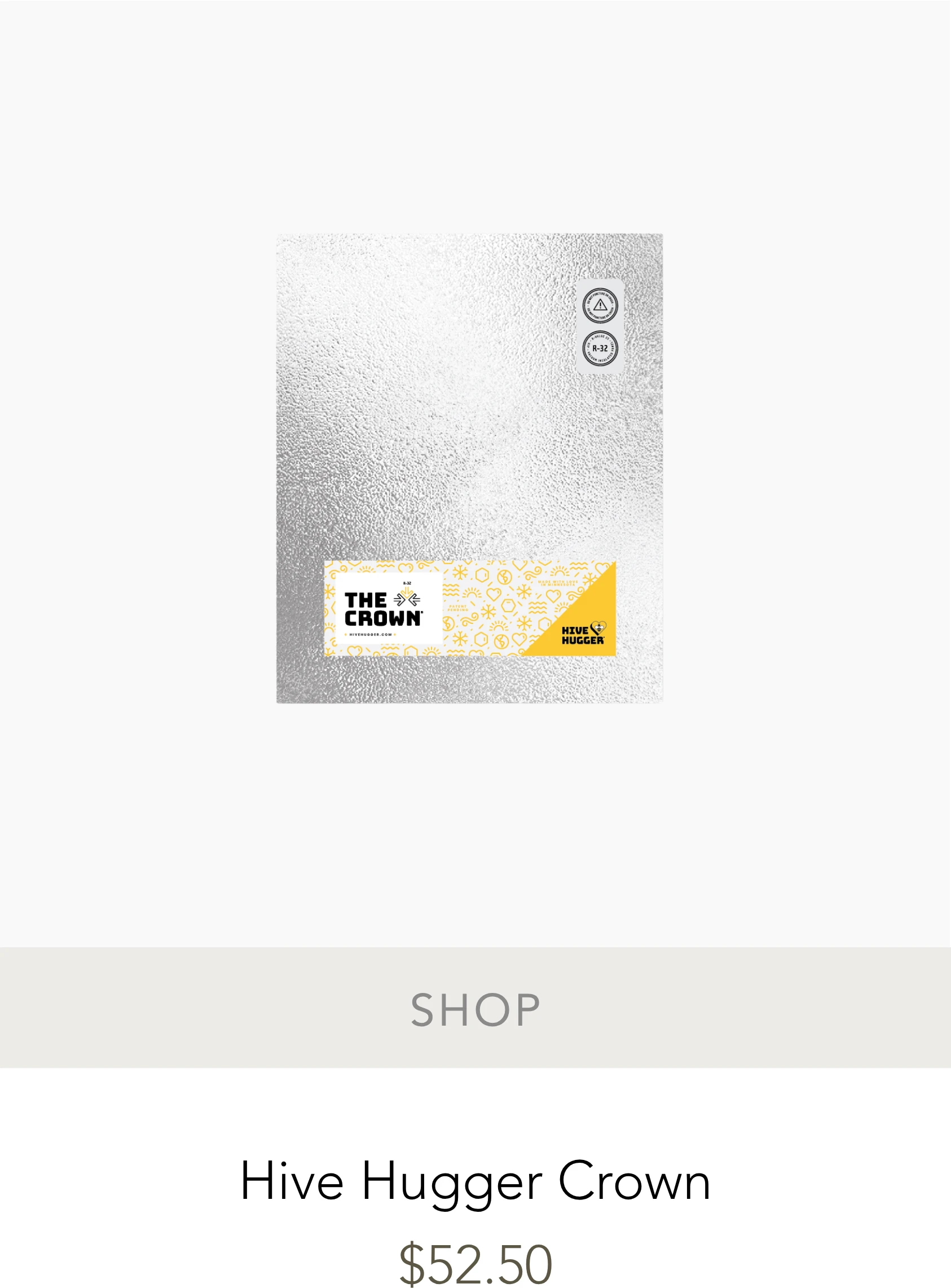 Hive Hugger® Crown Only