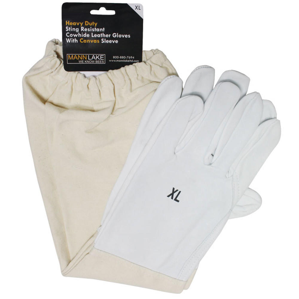 Economy Cowhide Leather Beekeeping Gloves | Mann Lake Ltd.