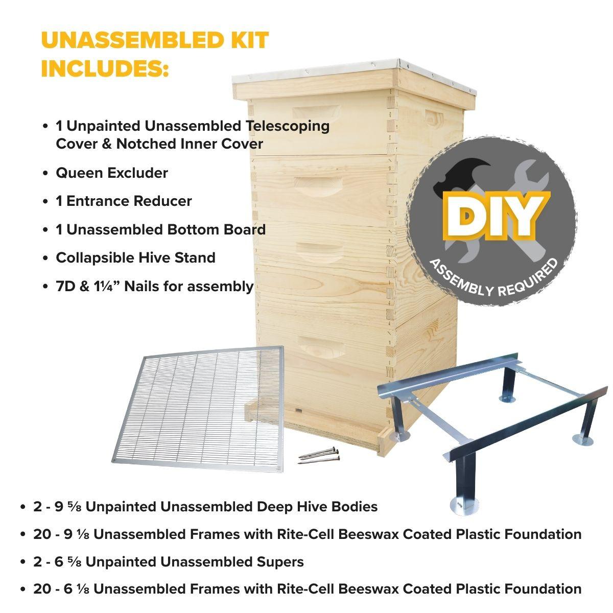 DIY My Next Hive, Unassembled