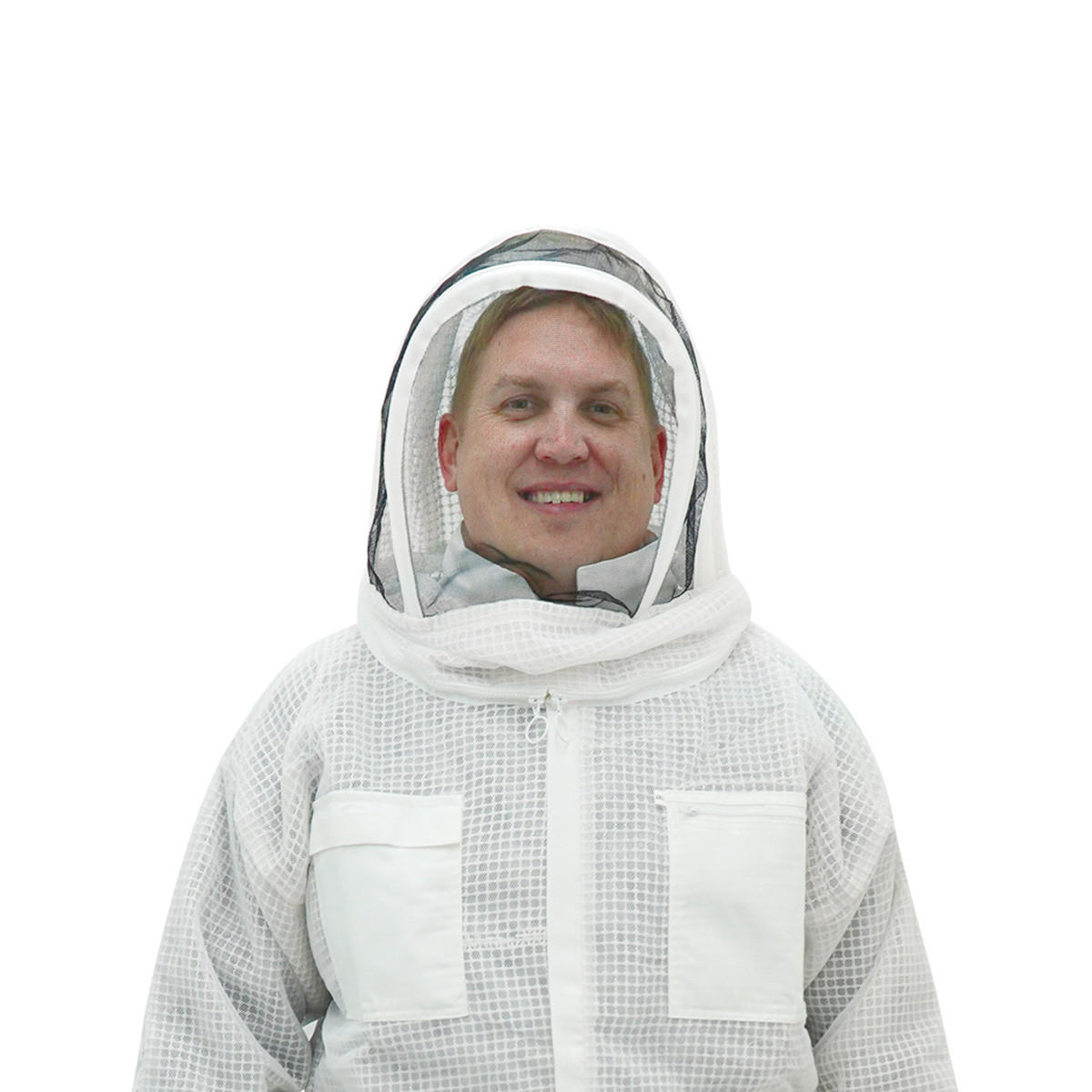 WHITE VEIL セット Replacement Hooded Veil for Vented Suits and Jackets