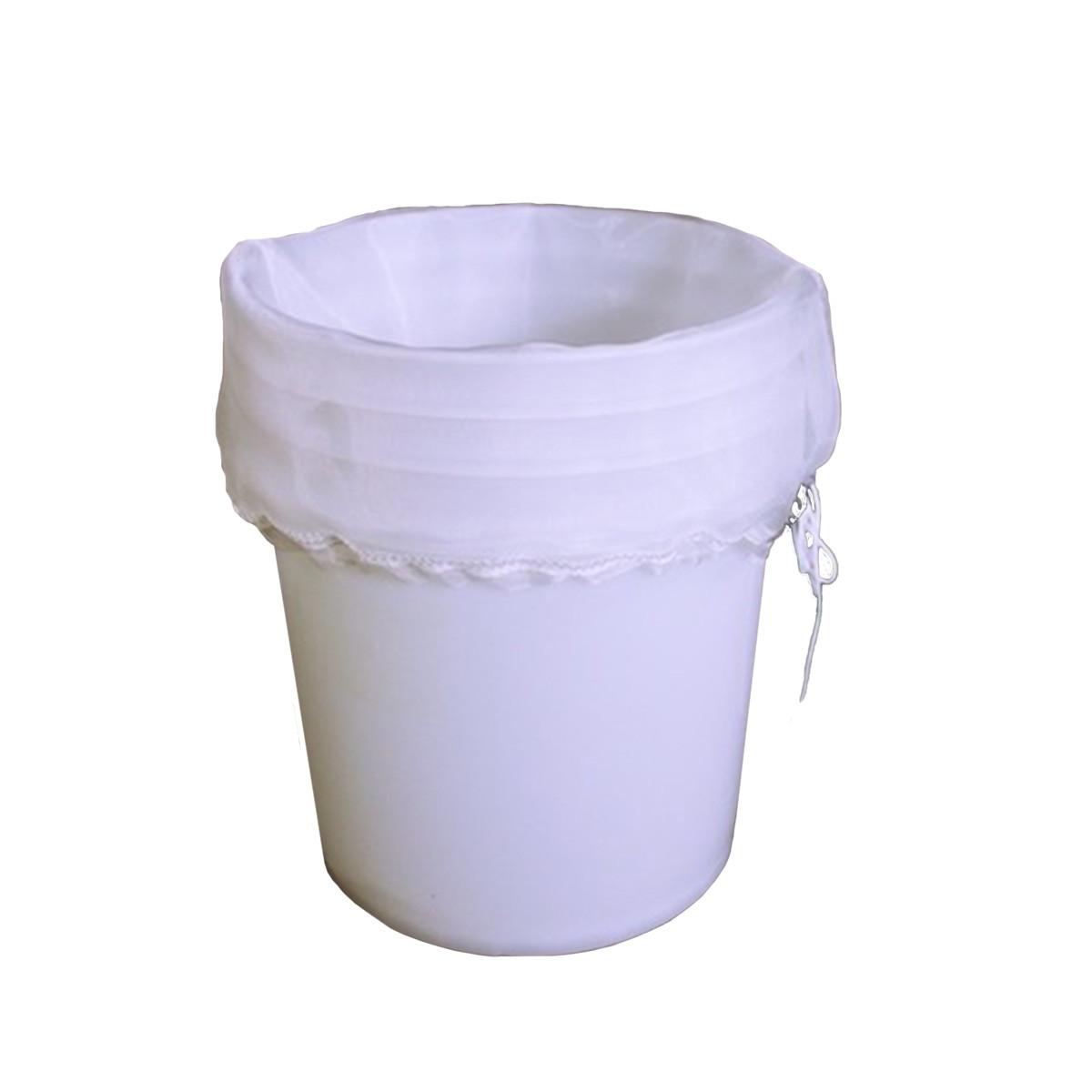 Drawstring Net Filter Reusable Honey Filter 2pcs Honey Filter Bags For 5 Gallon Bucket - Fine ...