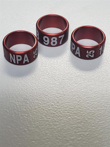 Numbered Zip Ties 100 pk | Mann Lake Ltd.