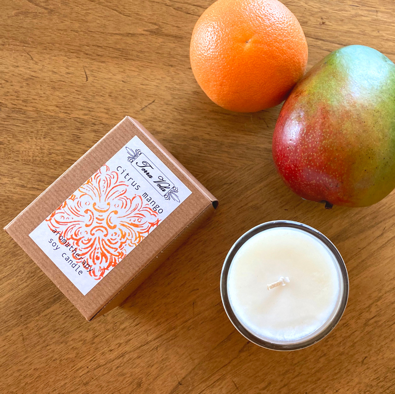 Bergamot Tarragon Soy Candle - Terra Vela