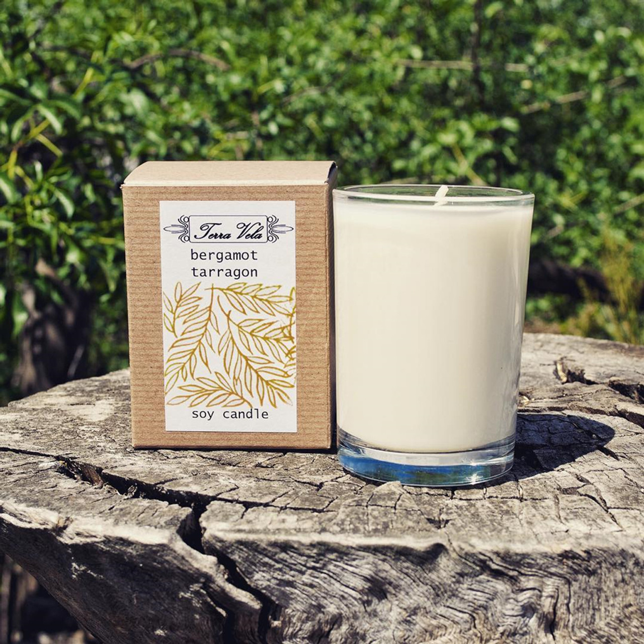 Bergamot Tarragon Soy Candle - Terra Vela