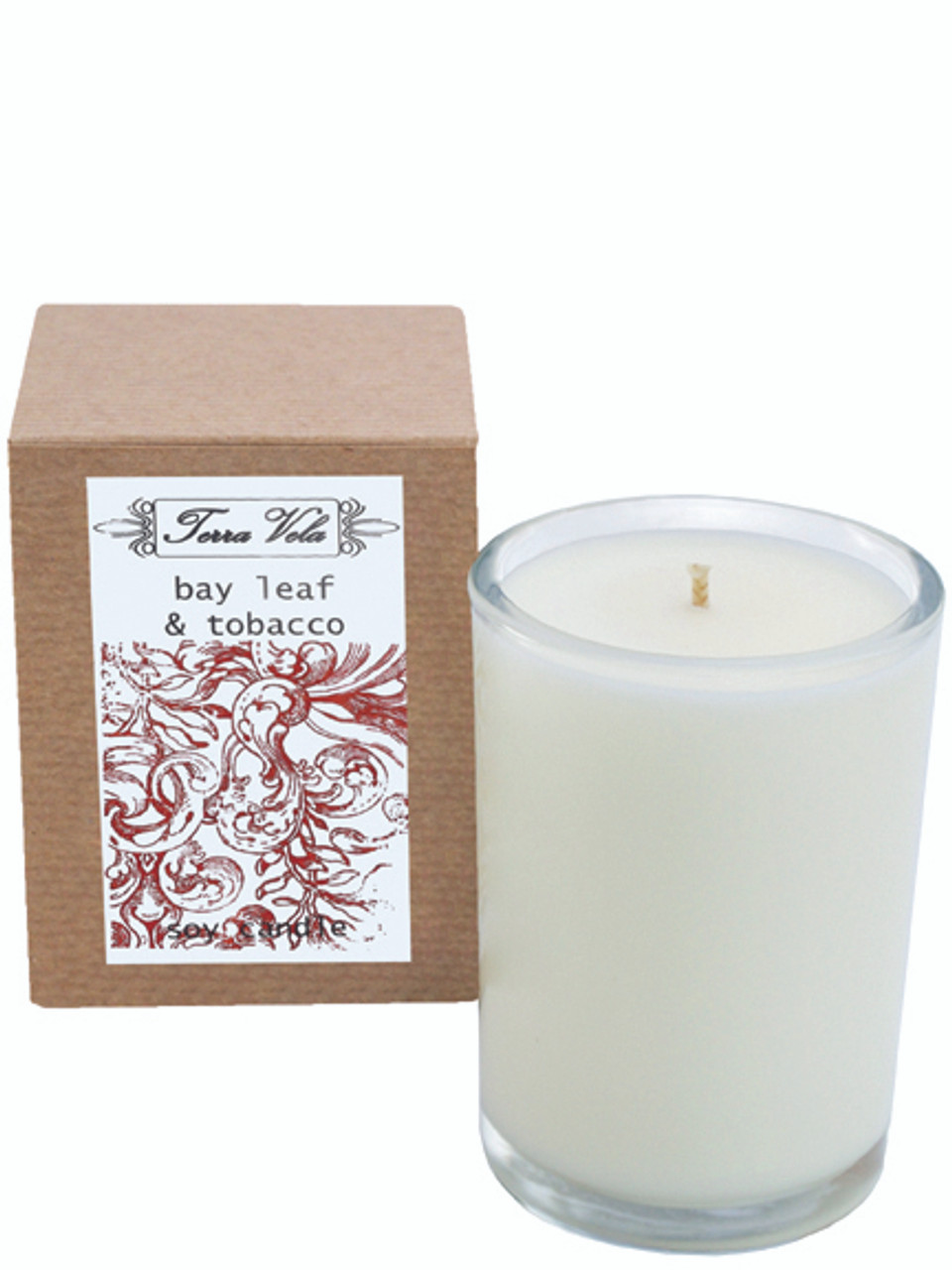 Tobacco and Bay Leaf Essential Oil - 8oz Soy Wax Candle – Little