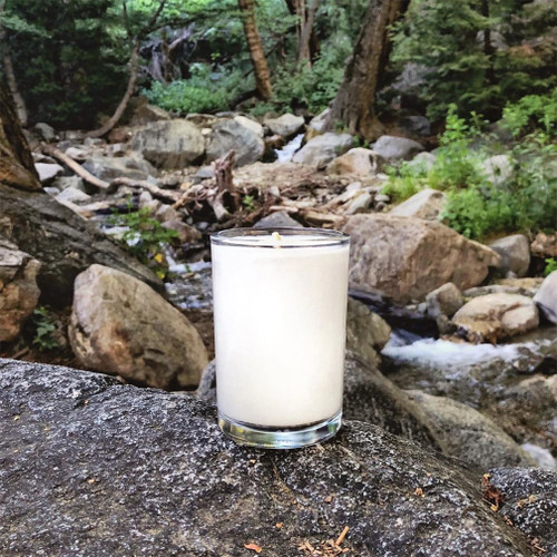 Natural soy wax candle, hand poured in small batches. An artisan soy wax candle of the highest quality.