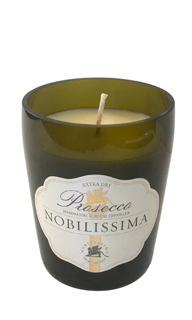 Island Bouquet Wine Bottle Soy Candle