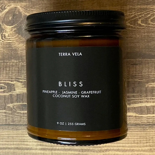 Bliss Amber Jar Soy Candle