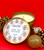Under The Mistletoe Gold Tin Soy Candle, 8oz