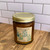 Terra Vela Amber Jar soy wax candle with gold lid, burns for up to 50 hours.