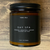 Terra Vela Amber Jar soy wax candle with gold lid, burns for up to 50 hours.