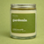 Terra Vela Clear Jar soy wax candle with Silver lid, burns for up to 50 hours.