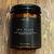 Terra Vela Amber Jar soy wax candle with black lid, burns for up to 50 hours.