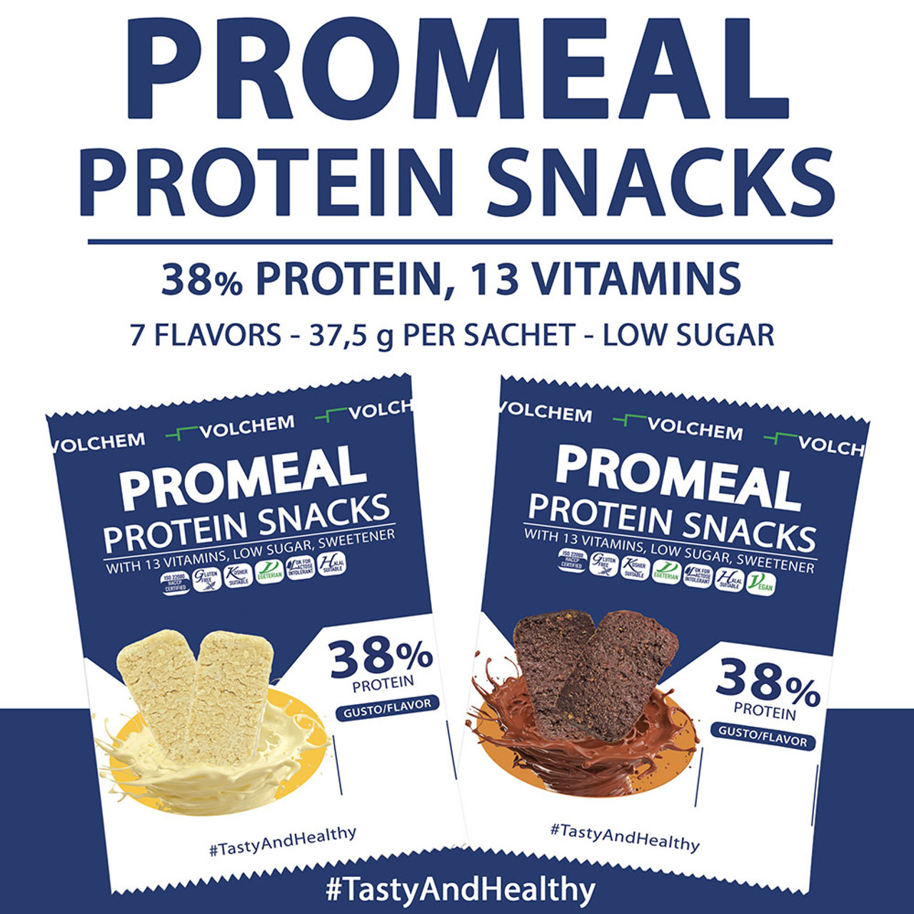 PROMEAL ® PROTEIN SNACKS 38% ( snack proteico ) 37,5g