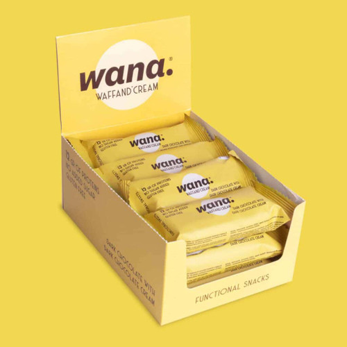 WANA - WAFFAND'CREAM 43G DARK CHOCOLATE WITH DARK CHOCO CREAM