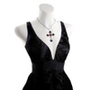 Alchemy England Black Rosifix Necklace