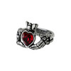 Alchemy England Claddagh by Night Ring Alchemy England Claddagh by Night Ring
