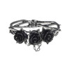 Alchemy England Wild Black Rose Bracelet