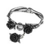 Alchemy England Wild Black Rose Bracelet