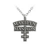 Marilyn Manson Double Cross Pendant