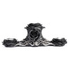 Black Rose Triple T-Light Holder