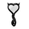 Devil's Heart Mirror - Black