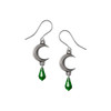Alchemy England Tears of the Moon Green Earrings