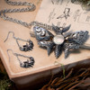 Alchemy England Lunar Moth Dropper Earrings