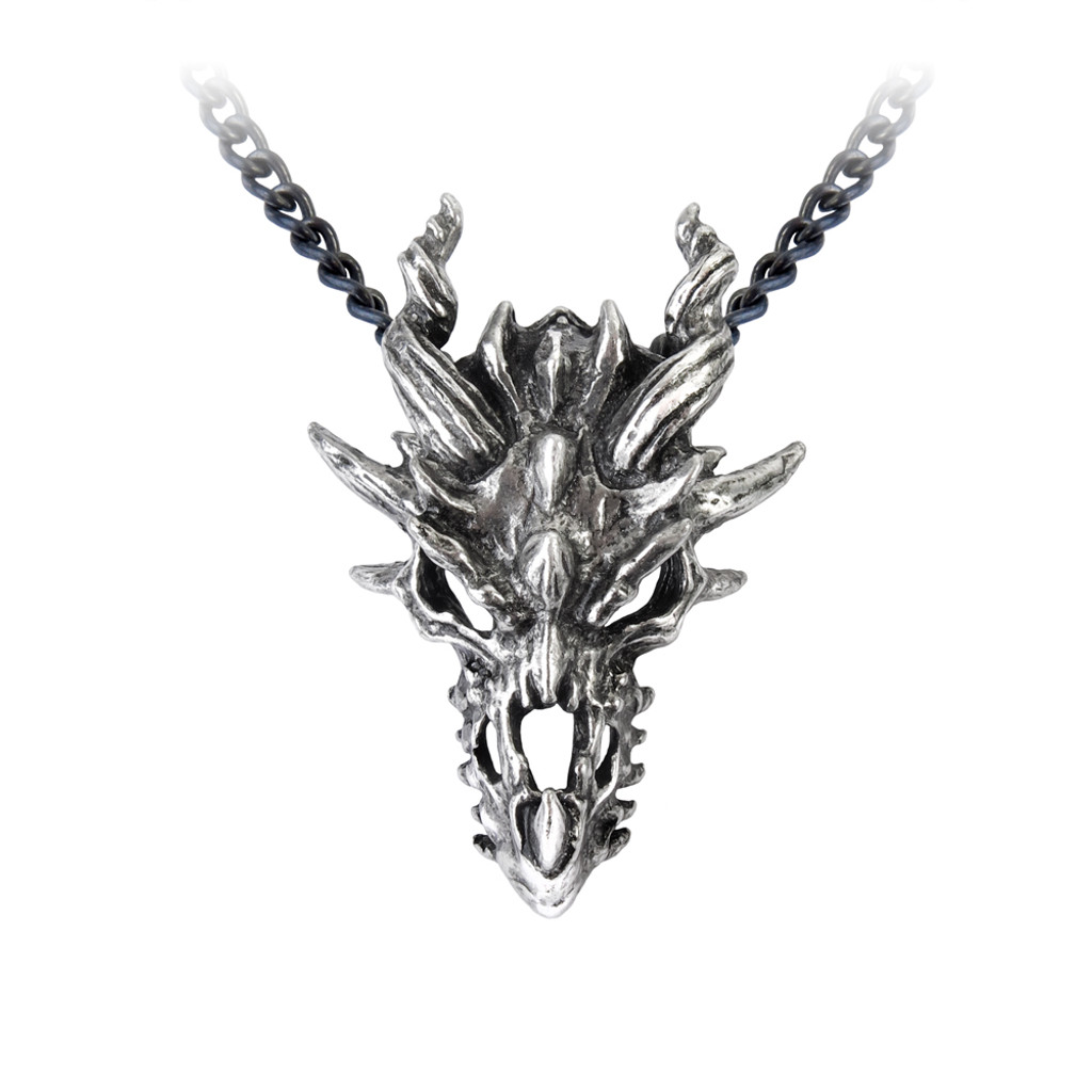 P625 - Dragon Skull Pendant