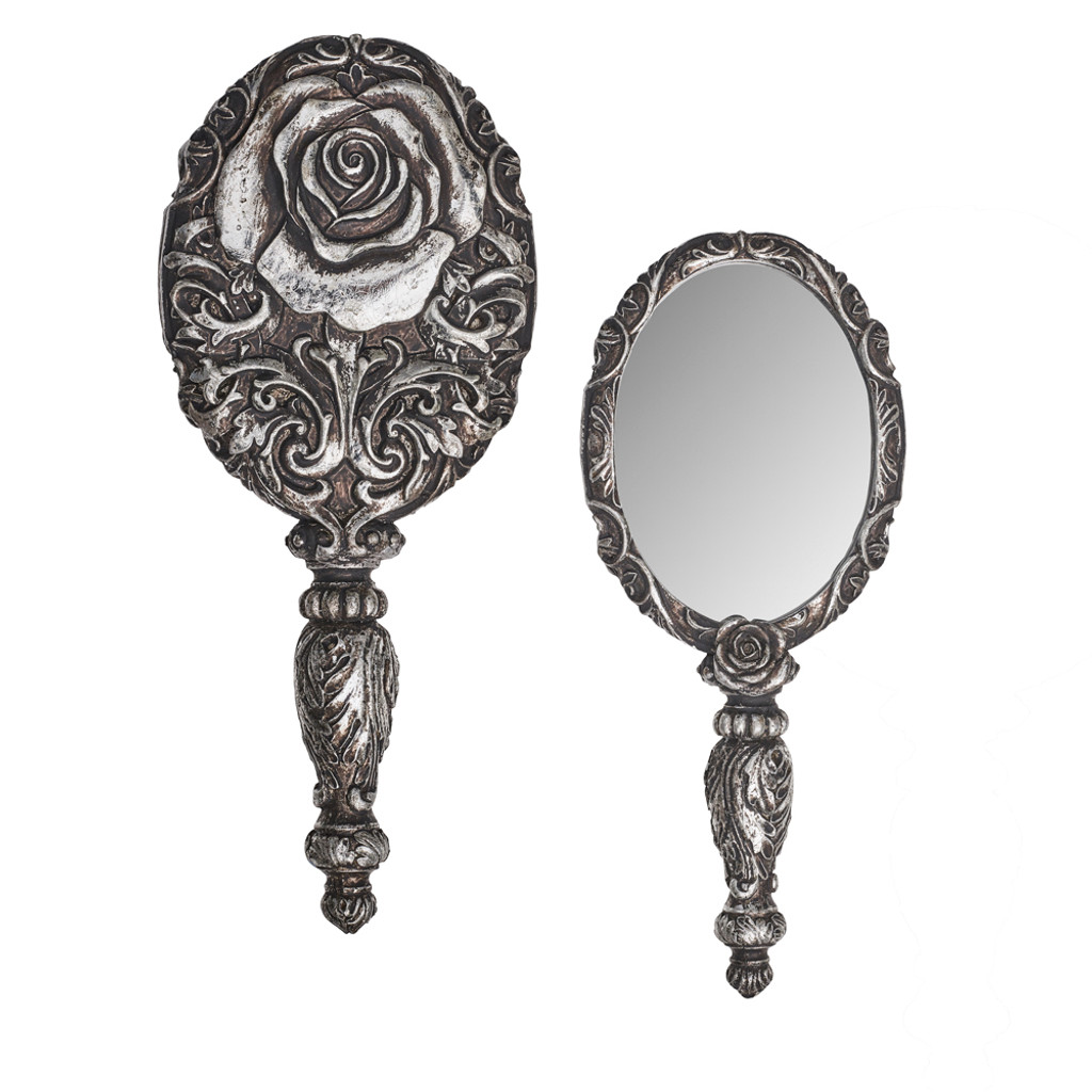 V58 - Baroque Rose Hand Mirror