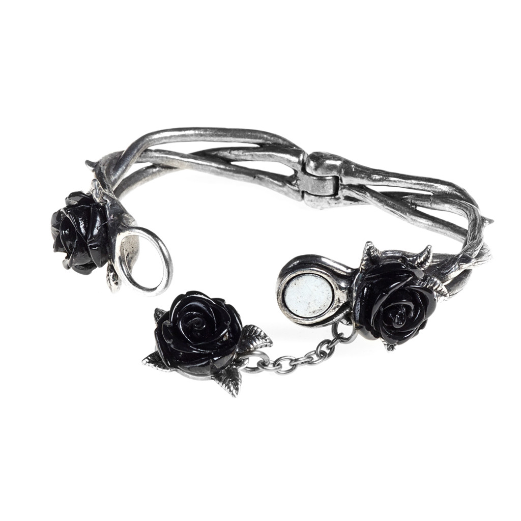 A125 - Wild Black Rose Bracelet - Alchemy of England