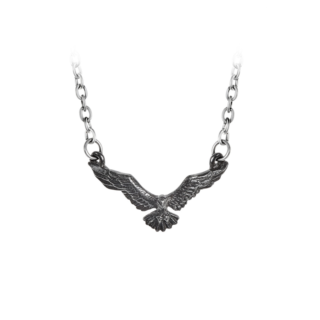 Alchemy Gothic: Black Raven pendant