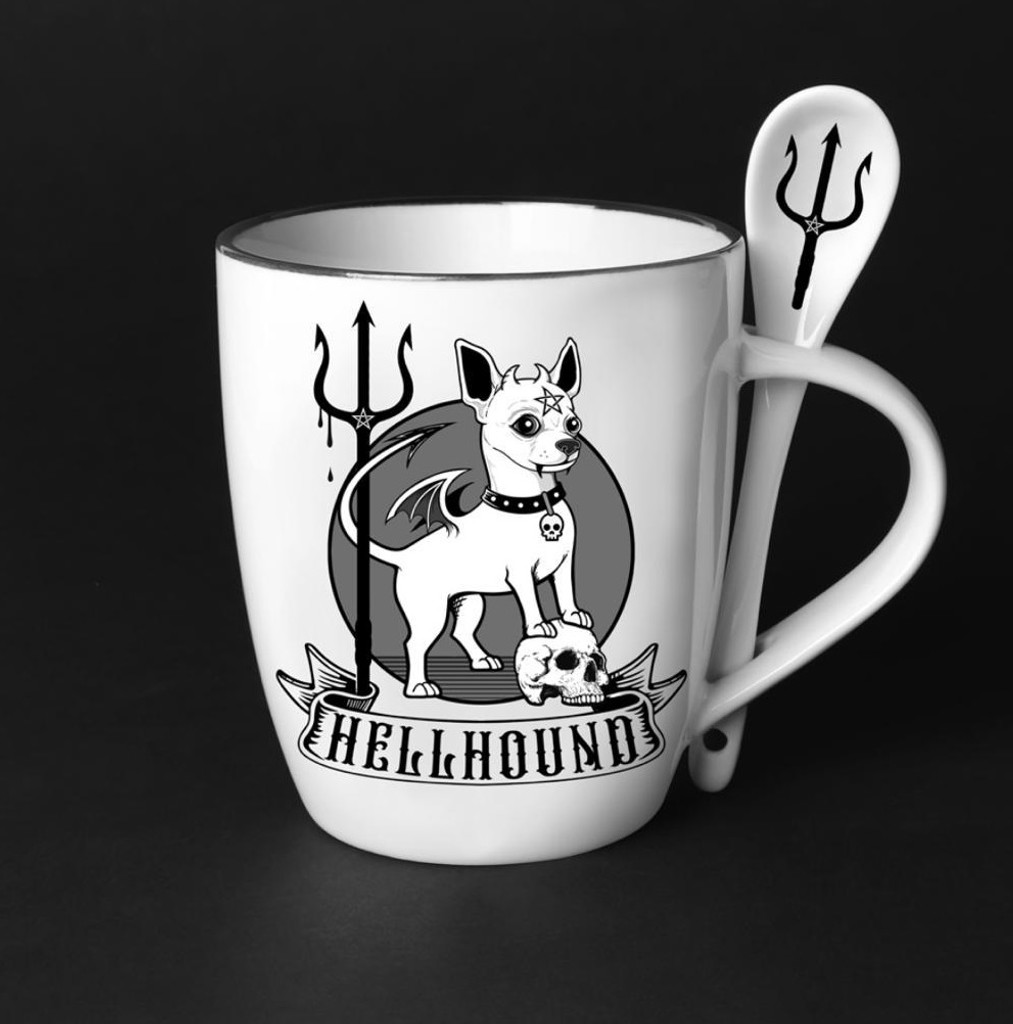 ALMUG24- Hellhound Mug & Spoon Set
