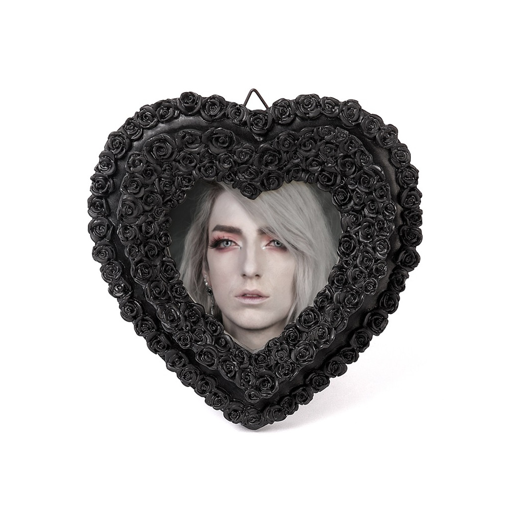 Alchemy Gothic Black Rose & Vine Photo Frame