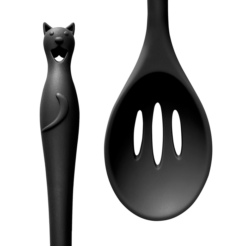 KU4 - Cat's Kitchen Slotted Spoon