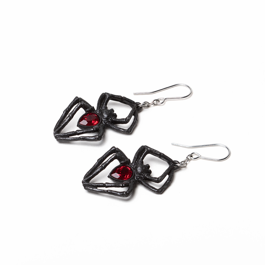 E428B - Black Widow Earrings