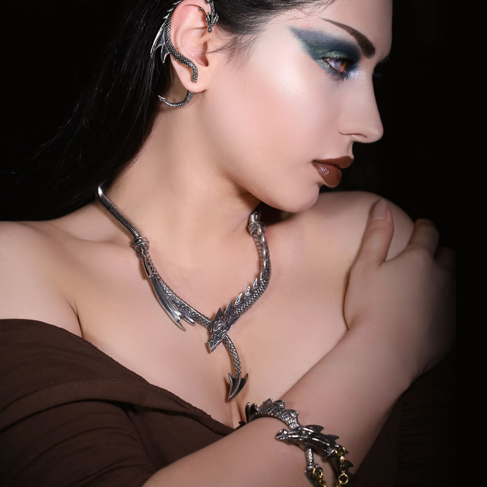 The Dragon's Lure Ear Wrap | Gothic Jewelry | Alchemy