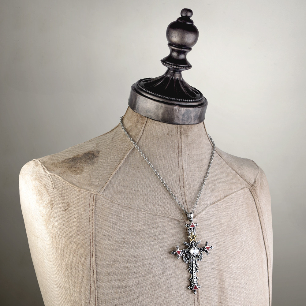 服/ファッション ALCHEMY GOTHIC: Illuminati Cross Pendant Alchemy Gothic Illuminati Cross Pendant w/Necklace : Alchemy Carta