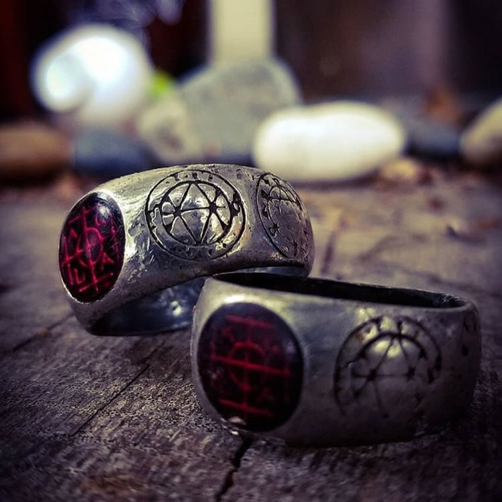 Agla Ring | Handmade Gothic Jewelry | Alchemy